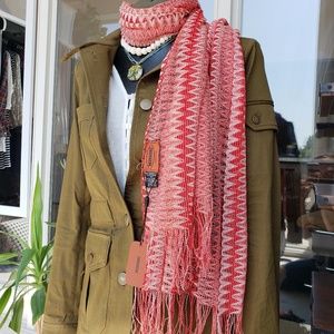Missoni Blue Pink Lightning Tie